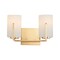 Maxim Lighting Dart 2-Light 12.5" Wide Satin Brass Vanity Light 21282SWSBR - alternate 1
